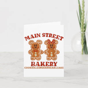 Main Street Bäckerei Kekse Ingwerbrot Kuchen Weihn Karte