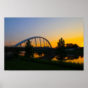 Main Street Bridge, Columbus, Ohio Poster