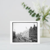 Main Street, Buffalo, New York Vintag Postkarte (Stehend Vorderseite)