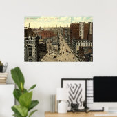 Main Street, Buffalo NY 1912 Vintag Poster (Heimbüro)