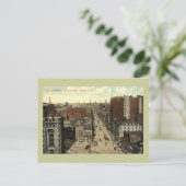 Main Street, Buffalo NY 1912 Vintag Postkarte (Stehend Vorderseite)