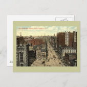Main Street, Buffalo NY 1912 Vintag Postkarte (Vorne/Hinten)