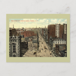 Main Street, Buffalo NY 1912 Vintage Postkarte