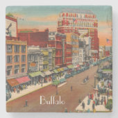 Main Street - Buffalo, NY Untersetzer (Vorderseite)
