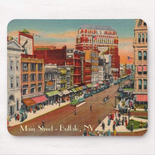 Main Street - Buffalo, NY Vintag Mousepad (Vorne)