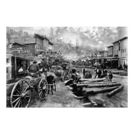 Main Street DEADWOOD 1876 Fotodruck