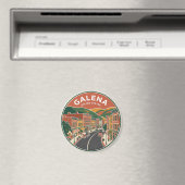 Main Street Illinois Magnet (In Situ (Geschirrspüler))