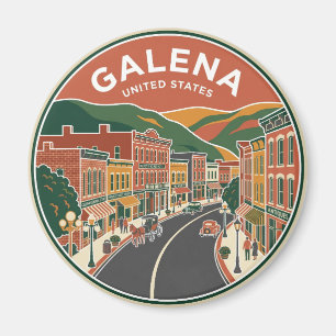 Main Street Illinois Magnet