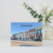 Main Street Richmond Kentucky Postkarte (Stehend Vorderseite)