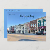 Main Street Richmond Kentucky Postkarte (Vorne/Hinten)