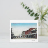 Main Street SceneWoodland, CA Postkarte (Stehend Vorderseite)