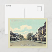 Main Street, South River, NJ 1908 Postkarte (Vorne/Hinten)