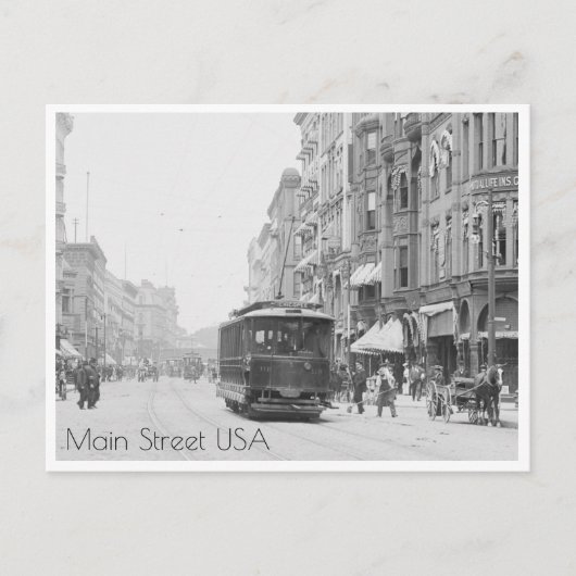 Main Street, Springfield Postkarte (Vorderseite)