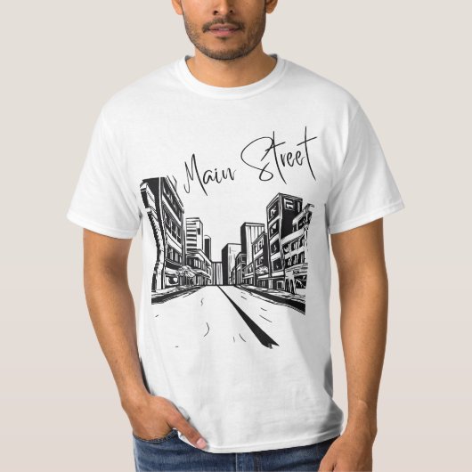 Main street T-Shirt (Vorderseite)