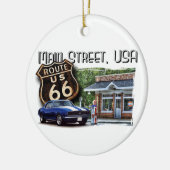 Main Street USA Camaro Scene Keramik Ornament (Links)