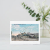 Main Street View Gewerkschaft DepotLewiston, ID Postkarte (Stehend Vorderseite)