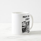 Main Villain Energy Retro Vampire Comic Kaffeetasse (VorderseiteRechts)