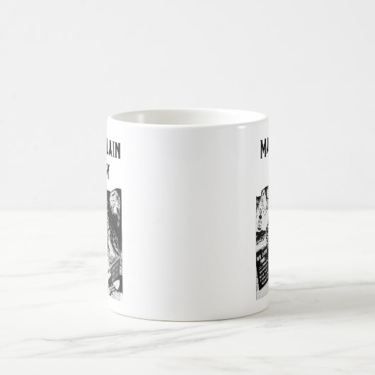 Main Villain Energy Retro Vampire Comic Kaffeetasse (Mittel)