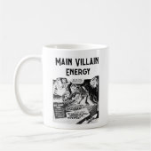 Main Villain Energy Retro Vampire Comic Kaffeetasse (Links)