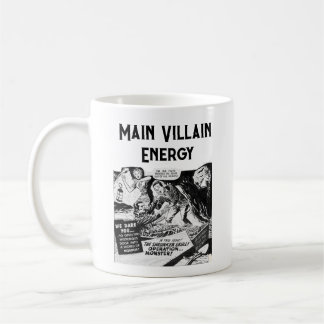 Main Villain Energy Retro Vampire Comic Kaffeetasse