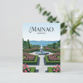 Mainau Insel Deutschland Postkarte (Stehend Vorderseite)