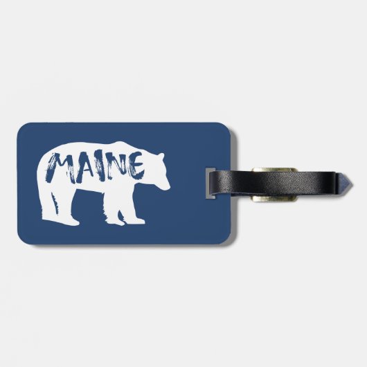 Mainbeere Gepäckanhänger (Rückseite horizontal)