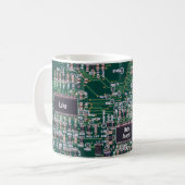 Mainboard-Abdeckung für die personalisierte Comput Kaffeetasse (Vorderseite Links)