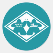 Mainboard Game Duo Whitebook-Aufkleber Runder Aufkleber (Vorderseite)