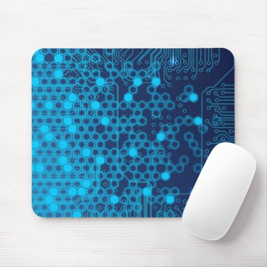 Mainboard mit High-Tech-Wallpaper Mousepad (Mit Mouse)