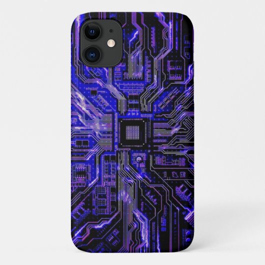 Mainboard-Motherboard mit High-Tech-Hintergrundtec Case-Mate iPhone Hülle (Rückseite)