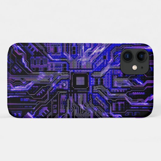 Mainboard-Motherboard mit High-Tech-Hintergrundtec Case-Mate iPhone Hülle (Rückseite (Horizontal))