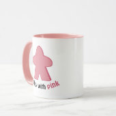 Mainboard-Spiel, das ich mit rosa Paaren spiele Tasse (Vorderseite Links)