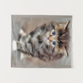 Maincoon ‎ Kitten Wandteppich (Vorderseite (Horizontal))
