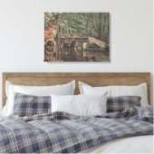 Maincy Bridge - Paul Cezanne - c1880 Leinwanddruck (Insitu (Schlafzimmer))