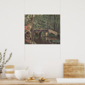 Maincy Bridge - Paul Cezanne - c1880 Poster (Küche)