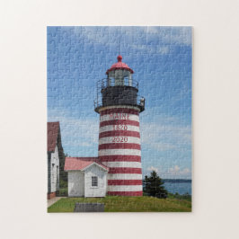 Maine1820 2020 Zweihundertjähriges Quoddy Lighthou Puzzle