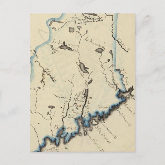 Maine 11 postkarte (Vorderseite)