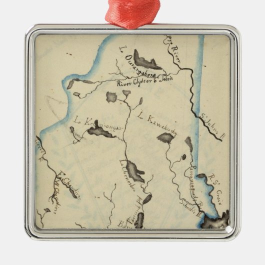 Maine 11 silbernes ornament (Vorne)