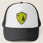 Maine (1901) flag trucker hat truckerkappe (Vorderseite)