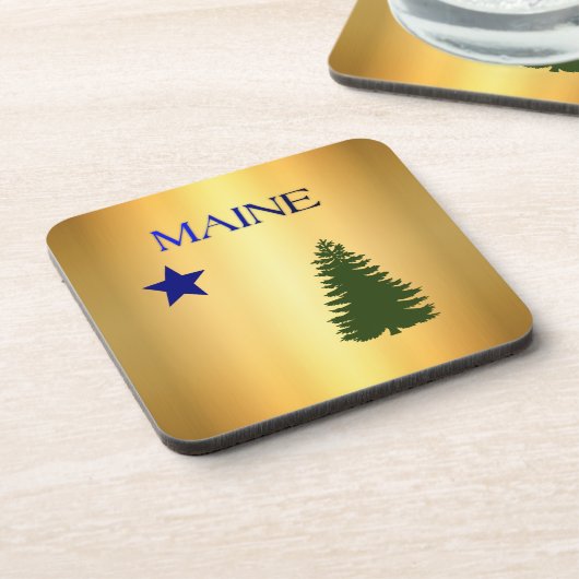 Maine (1901) getränkeuntersetzer (Linke Seite)