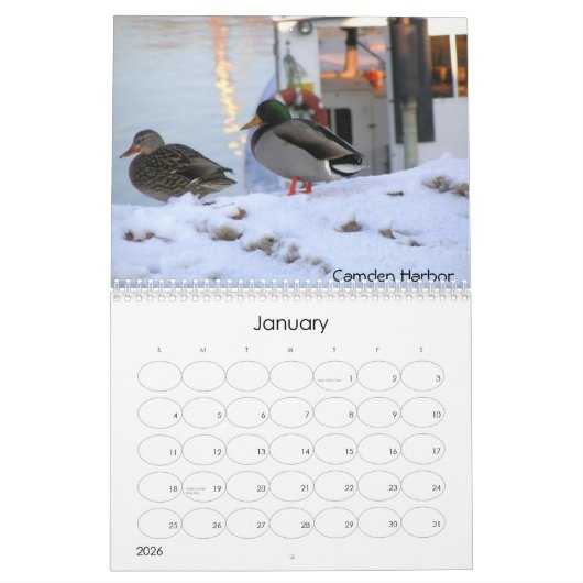 Maine 2009 kalender (Jan 2026)