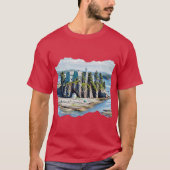 MAINE 24 19 Oversized T-Shirt (Vorderseite)