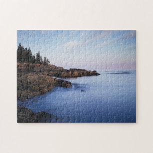Maine, Acadia National Park, Monduntergang Puzzle