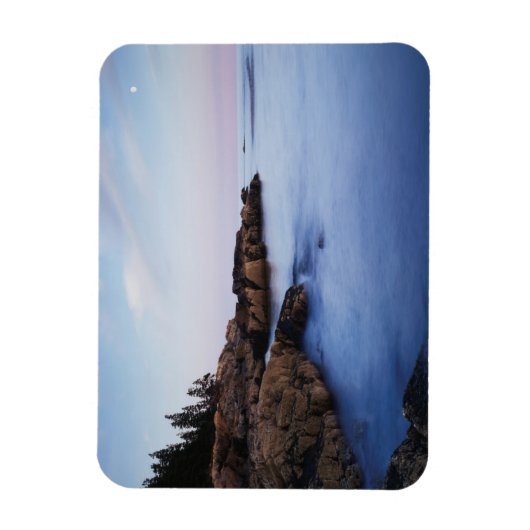 Maine, Acadia Nationalpark, Mondlandschaft Magnet (Vertikal)