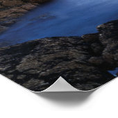 Maine, Acadia Nationalpark, Mondlandschaft Poster (Ecke)