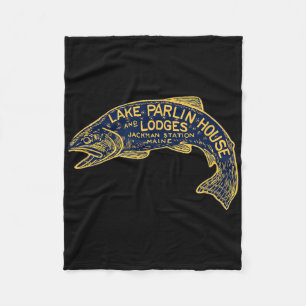 Maine Angel- und Jagd Lodge - Lake Parlin Vint Fleecedecke