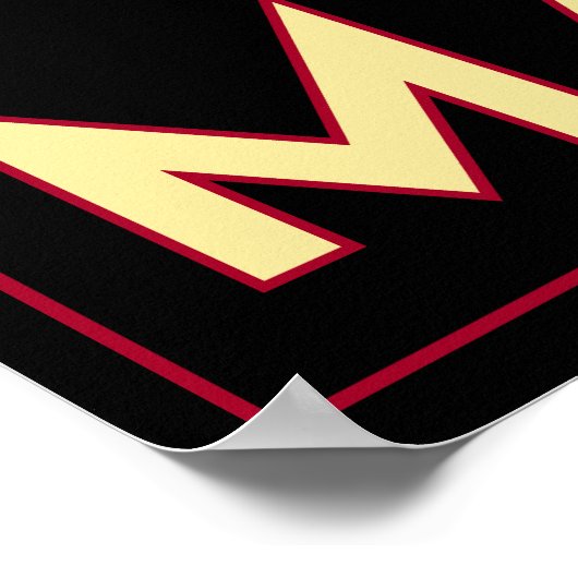 Maine Art Deco Poster (Ecke)