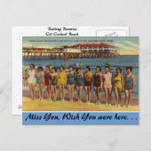 Maine, Badebeauties, Altorchard-Strand Postkarte (Vorne/Hinten)