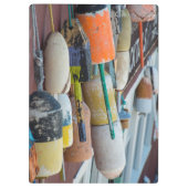 Maine, Bar Harbour. Farbige Hummerfalle Klemmbrett (Rückseite)