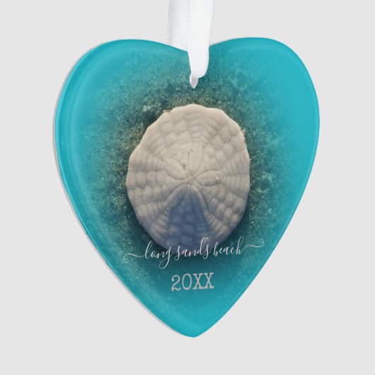 Maine Beach Sand Dollar Ornament (Vorderseite)